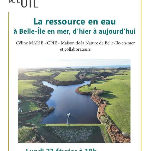 Conférence : L'eau à Belle Île : ressource d’hier et aujourd’hui