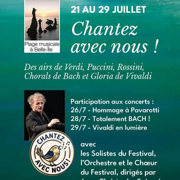 Plage musicale à Belle Ile : Chantez avec nous : Gloria de Vivaldi