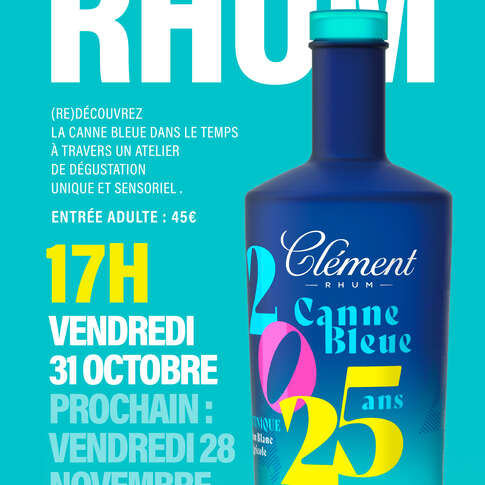 Atelier Rhum spéciale "Canne Bleu 2025" (Habitation Clément)