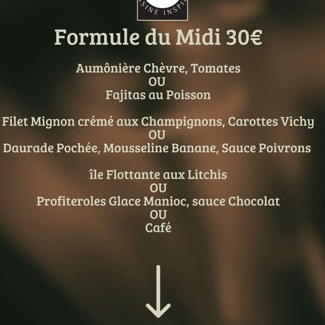 Menu de la semaine (Restaurant LPG)