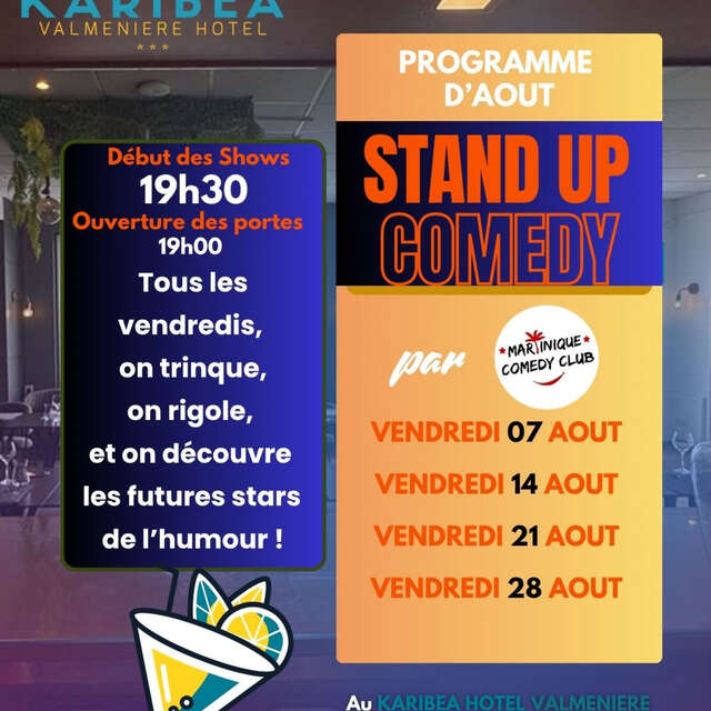 Stand Up Comedy (Le Punch - Karibéa Hôtel Valmeniere ***)
