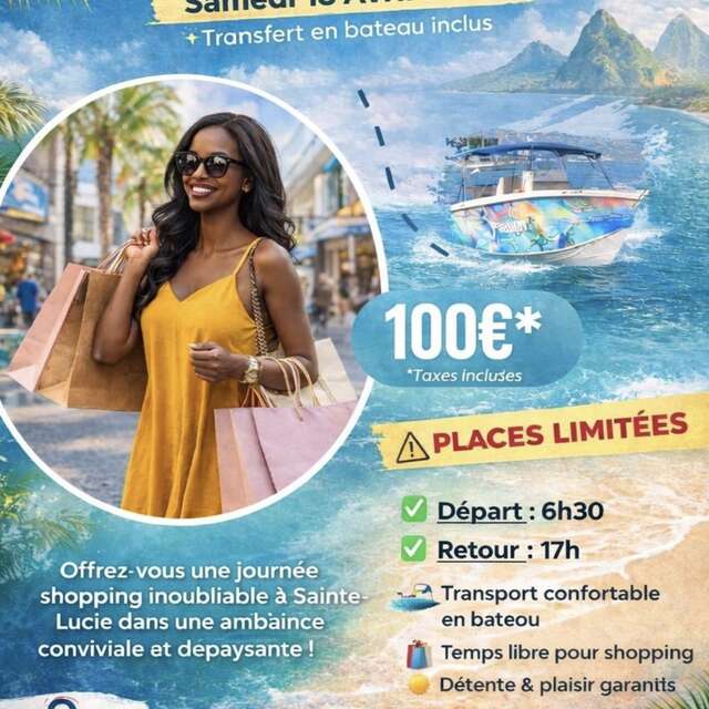 Journée shopping à Sainte-Lucie (Dream Tour Evasion)