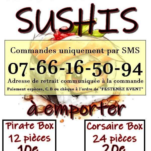 Sushis à emporter