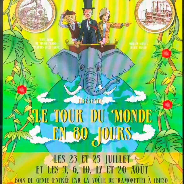 Théâtre : "Le tour du monde en 80 jours"