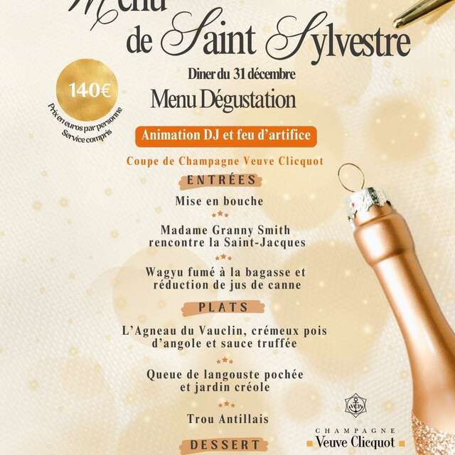 Menu de la Saint-Sylvestre (Zanzibar)