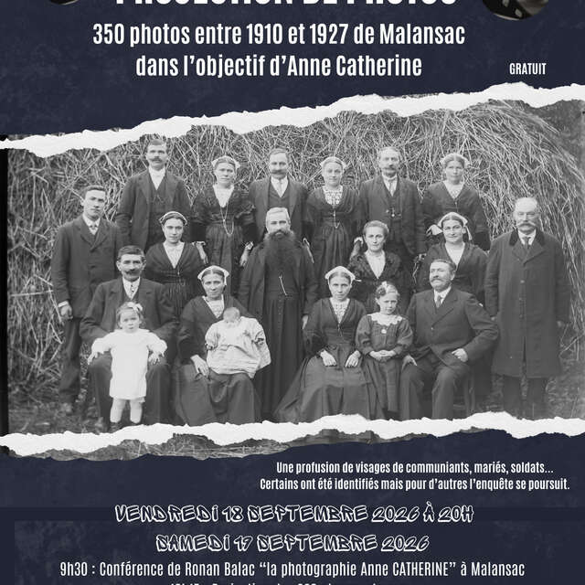 Projection de photos anciennes et conférence