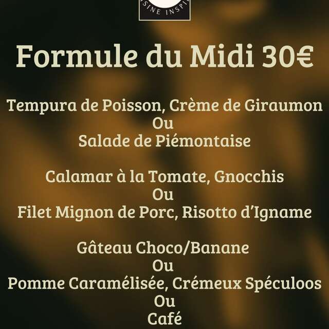 Menu de la semaine (Restaurant LPG)