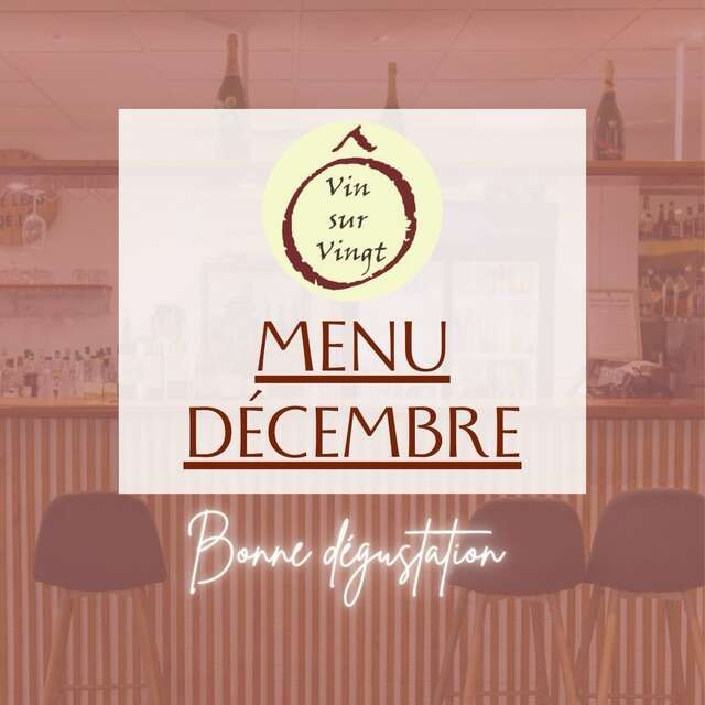 Menu du mois (O vin sur vingt)
