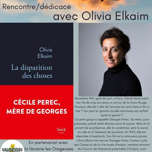 Rencontre et dédicace : Olivia Elkaim