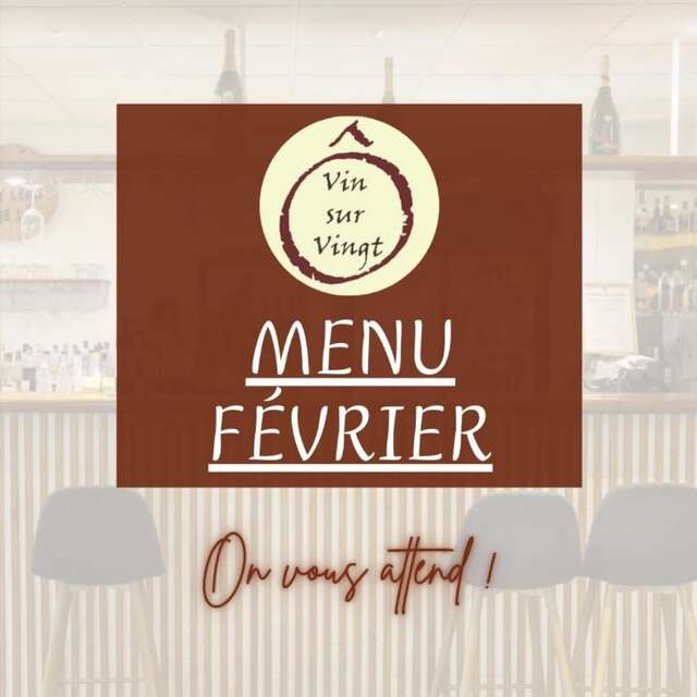 Menu du mois (O vin sur vingt)