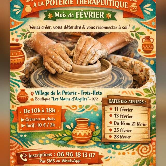 Atelier de Poterie (Les Mains d'Argiles)