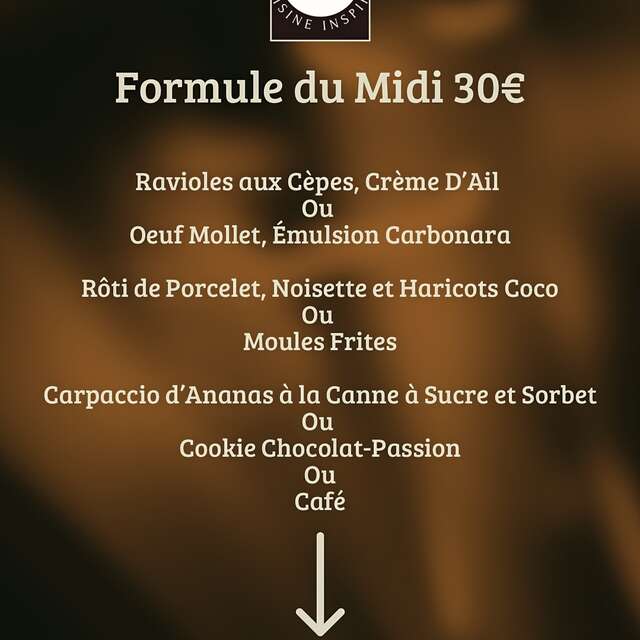 Menu de la semaine (Restaurant LPG)