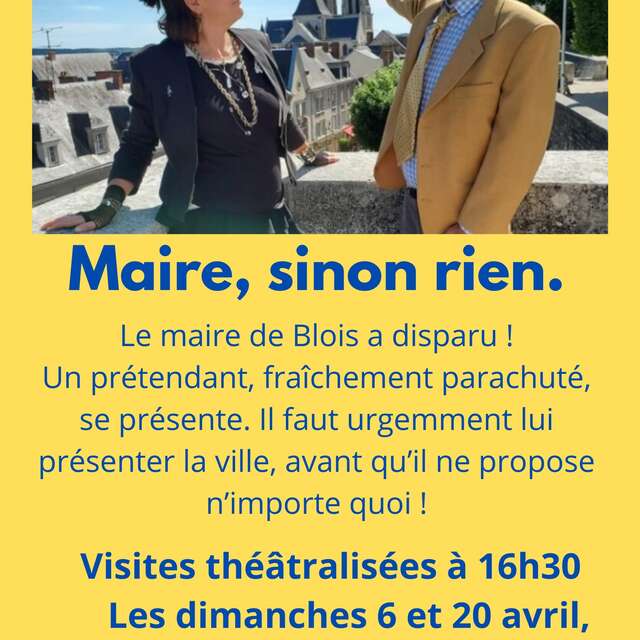 Un maire sinon rien ! : Blois le vaut bien