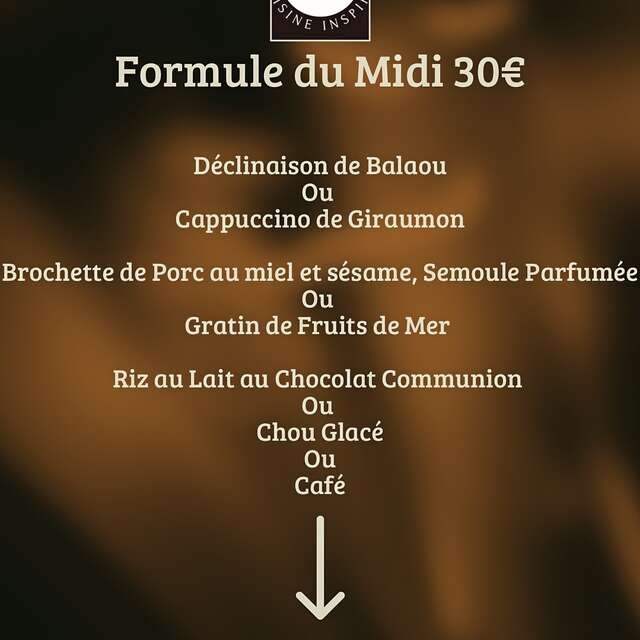 Menu de la semaine (Restaurant LPG)