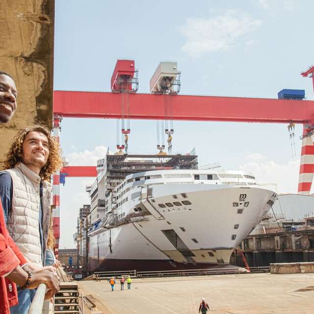 Chantiers de l’Atlantique, visite guidée
