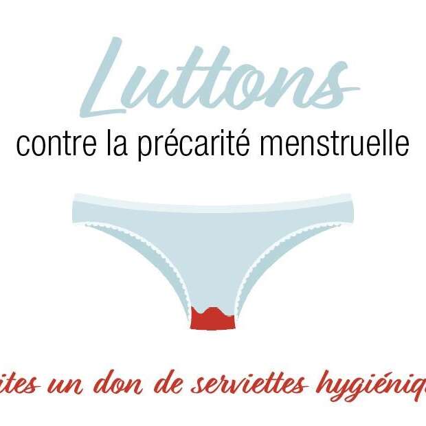 Faites un don : participez à la collecte de protections périodiques 2025