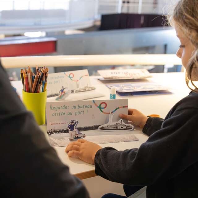 Pop-up port, atelier à l'Écomusée