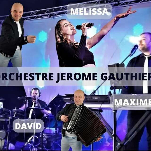Réveillon avec l'orchestre Jérôme Gauthier: repas et soirée dansante