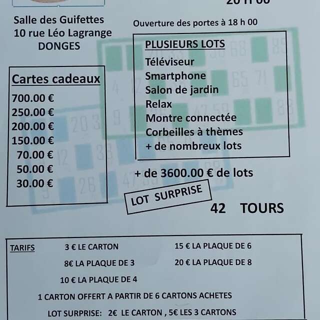 Super loto animé par Gilles