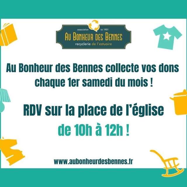 Collecte Au Bonheur des bennes, à Saint-Malo-de-Guersac