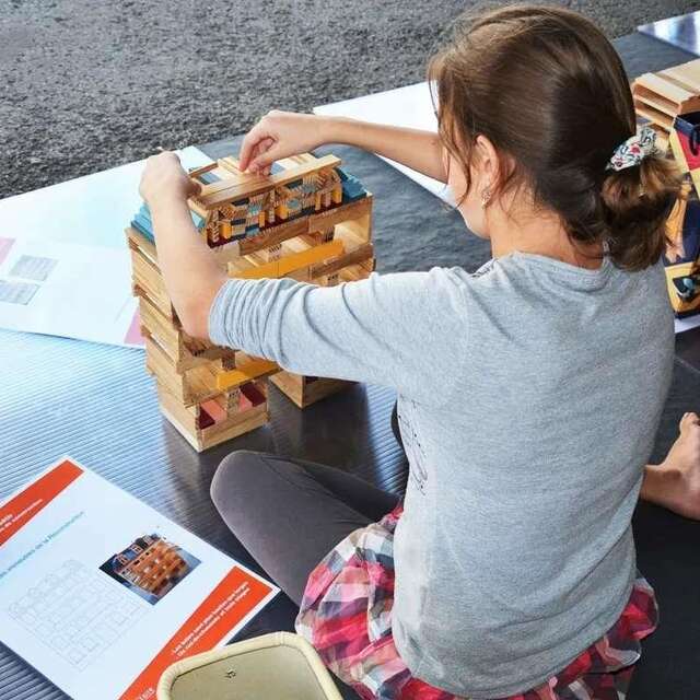 Jeu de (re)construction, atelier à l'Écomusée