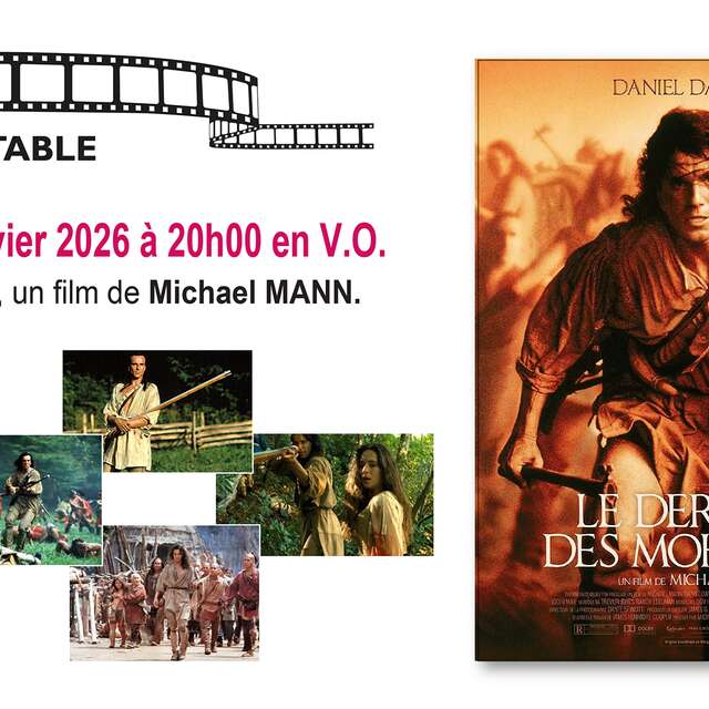 Club ciné : cycle western : « Le dernier des Mohicans »
