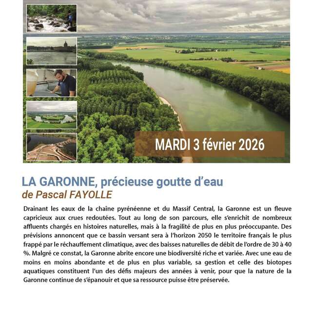 Document Terre : La Garonne, précieuses gouttes d'eau