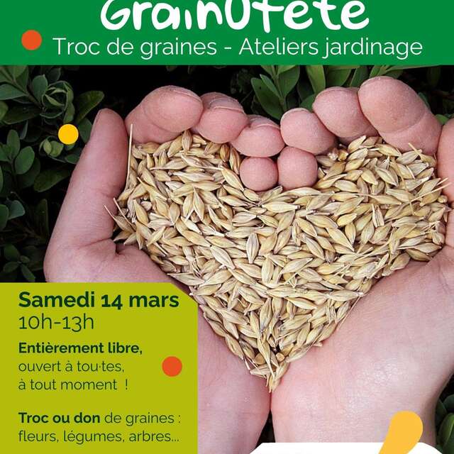 GrainOfête : troc de graines et ateliers jardinage