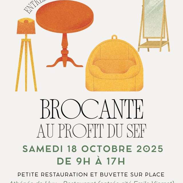 Brocante au profit du Sef