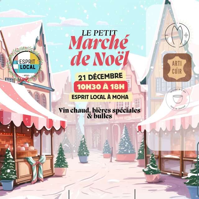 Le petit marché de Noël à Moha