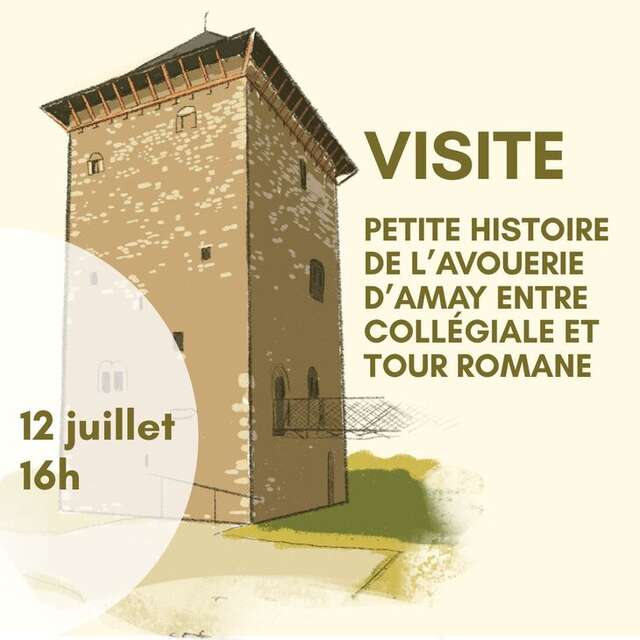 Balades guidées/conférences : Petite histoire de l’avouerie d’Amay entre Collégiale et Tour romane
