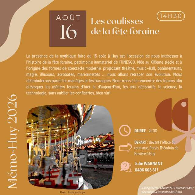 Les coulisses de la fête foraine