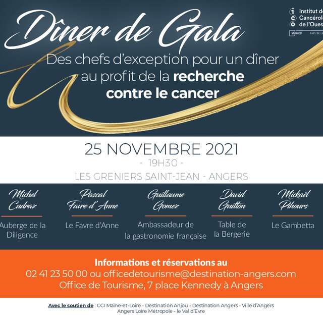 Dîner de Gala au profit de la recherche contre le cancer (ICO)