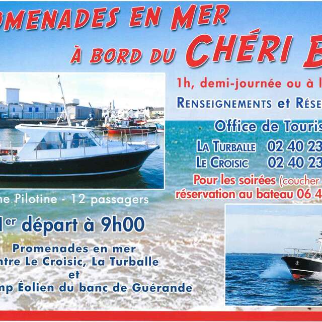 Balades en mer avec le Chéri Bibi