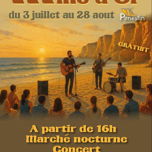 Mardi de la Mine d'Or : Marché nocturne et concert "Funk à Fiens" et "Jue Moon"