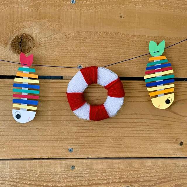 Atelier : guirlande de la mer