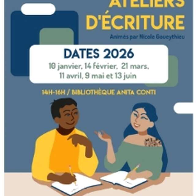 Atelier d'écriture avec Nicole Goueythieu