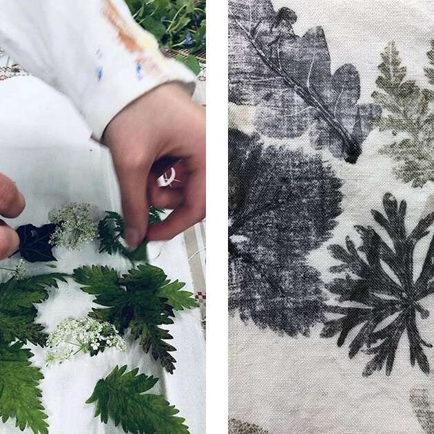 Atelier d'impression végétale