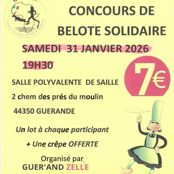 Concours de belote solidaire