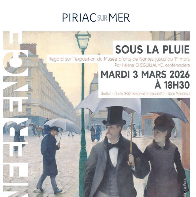 Conférence Histoire de l'Art Sous la pluie