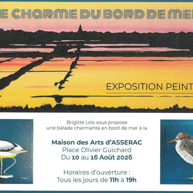 Exposition de peintures : "Le Charme du bord de mer"
