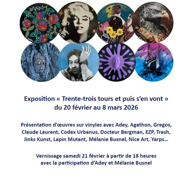 Exposition « Trente-trois tours et puis s’en vont »