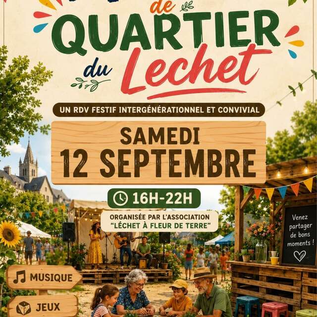 La fête de quartier du Léchet