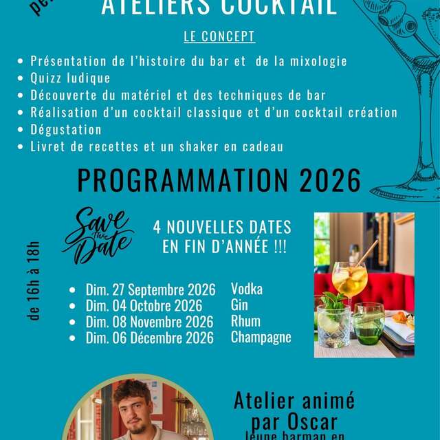 Les Ateliers Cocktail au Saint-Christophe