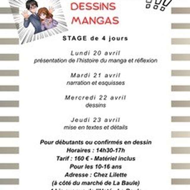 Ateliers Dessin Manga pour ados