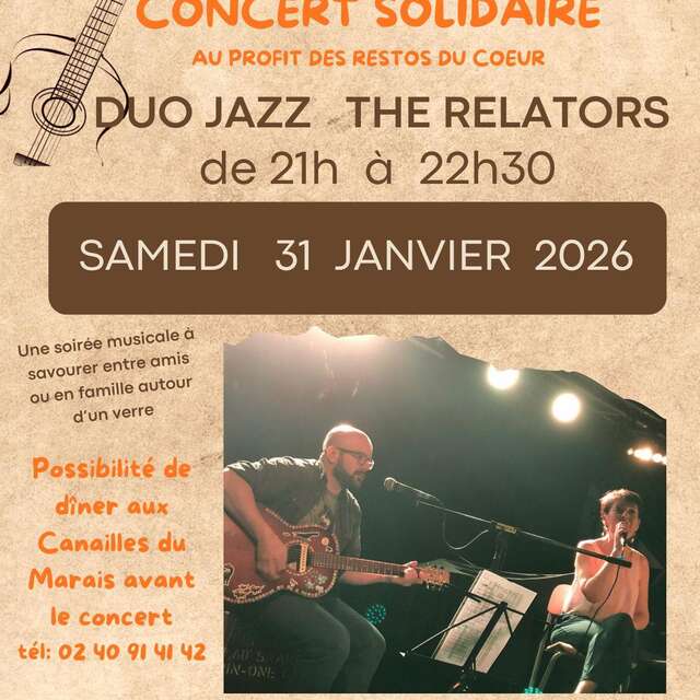 Concert Solidaire - Duo Jazz