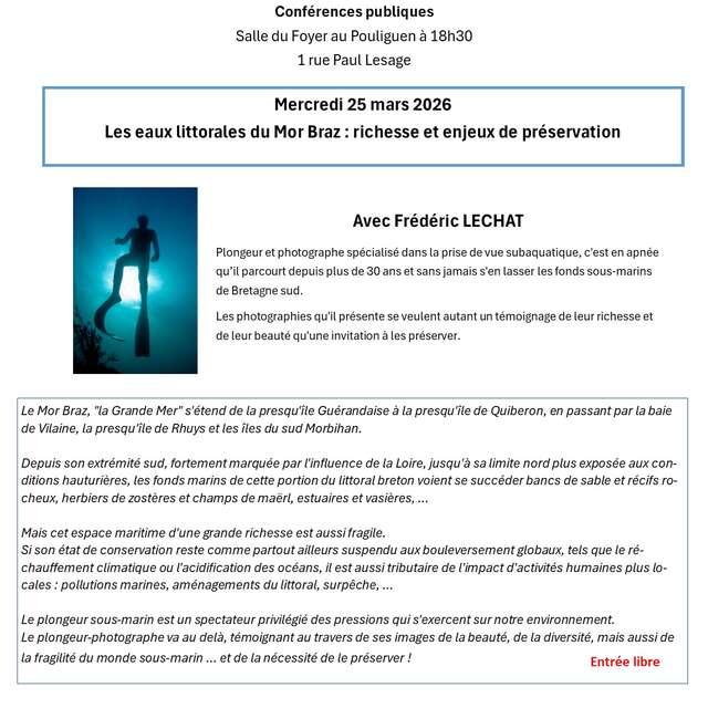 Les rendez vous du Port : conférences publiques