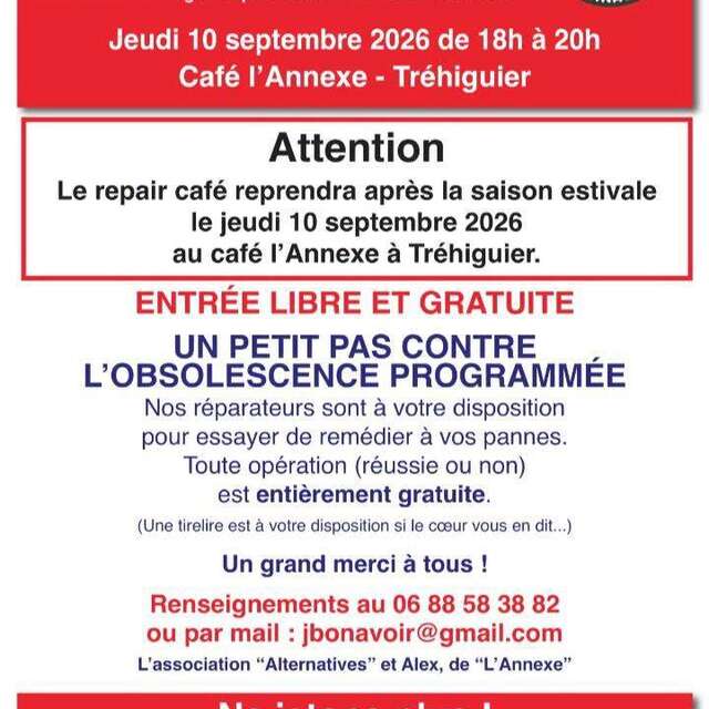 Repair café de Pénestin