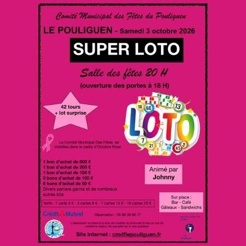 Octobre Rose - Super Loto