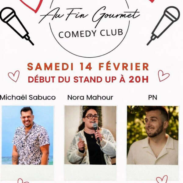 Soirée Comedy Club – 14 février au Fin Gourmet